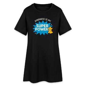 Sympathie anti-harcèlement, Lève-toi - Robe T-shirt Femme - noir - Devant