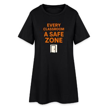 Sympathie anti-harcèlement, Lève-toi - Robe T-shirt Femme - noir - Devant