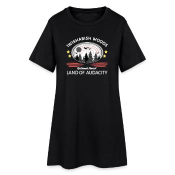Bois d’Iwishabish - Robe T-shirt Femme - noir - Devant