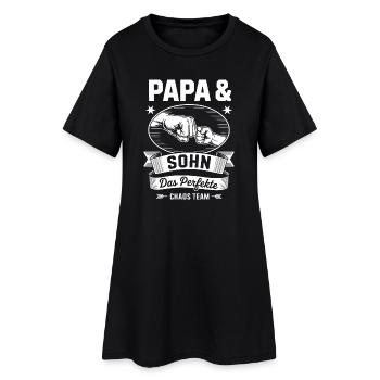 Papa & Sohn Chaos Team Emblem - Women’s T-Shirt Dress - black - Front