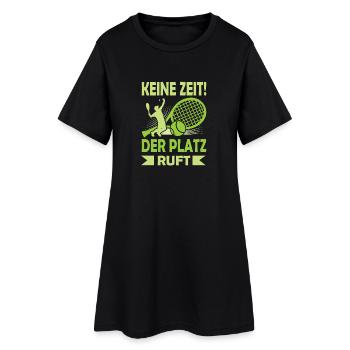Joueur de tennis offre des tenues de paroles de tennis - Robe T-shirt Femme - noir - Devant