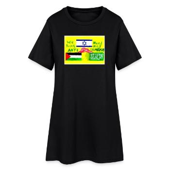 Nous avons un accord pour Gaza ! - Robe T-shirt Femme - noir - Devant