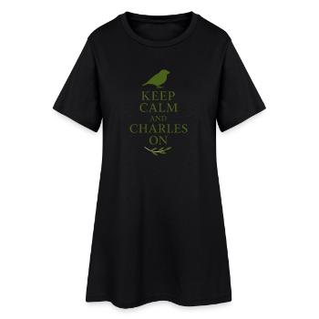 Charles Darwin Don Natural - Robe T-shirt Femme - noir - Devant