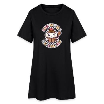 Baking Funny Baking Pastry Chef Saying - Women’s T-Shirt Dress - black - Front