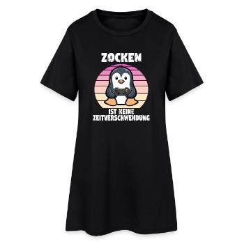 Gambling is not a waste of time - Women’s T-Shirt Dress - black - Front