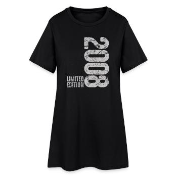 18. Geburtstag Junge Mädchen 18 Jahre 2008 Lustig - Frauen T-Shirt-Kleid - Schwarz - Vorne
