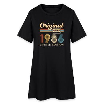 40e anniversaire 40e anniversaire Original 1986 - Robe T-shirt Femme - noir - Devant