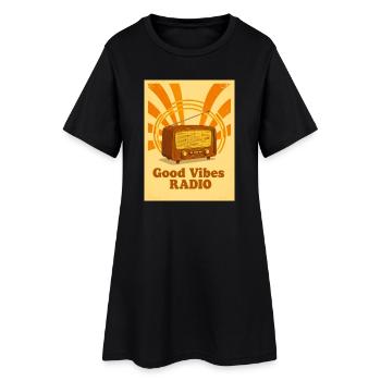 Warm Retro-Radio mit echten 70er-Vibes - Robe T-shirt Femme - noir - Devant