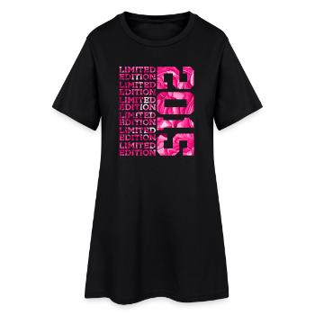 ÉDITION LIMITÉE 2015 11 ANS PINK 11E ANNIVERSAIRE - Robe T-shirt Femme - noir - Devant