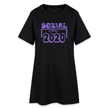 2020 - Robe T-shirt Femme - noir - Devant