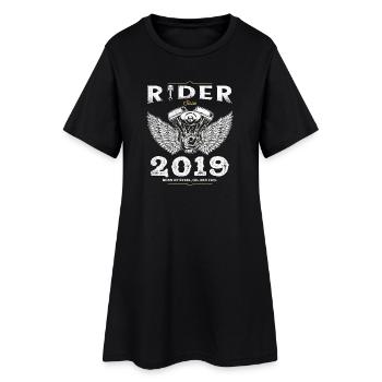 Cycliste depuis 2019 - Un avenir sur deux roues - Robe T-shirt Femme - noir - Devant