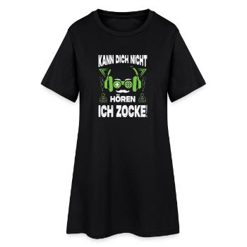 Cadeaux de gamer Tenues de jeu Jeux vidéo de jeu - Robe T-shirt Femme - noir - Devant