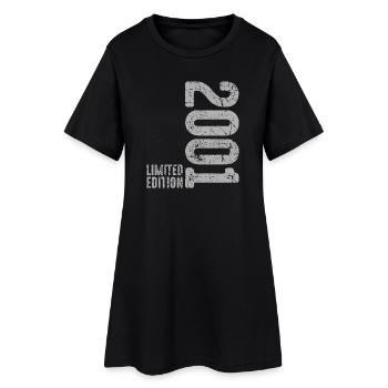 25. Geburtstag Mann Frau 25 Jahre 2001 Geburtstags - Frauen T-Shirt-Kleid - Schwarz - Vorne