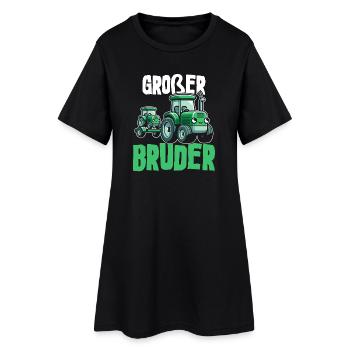 Big Brother Tractor Petits frères et sœurs aînés - Robe T-shirt Femme - noir - Devant