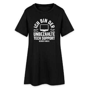 Support technique familial non rémunéré - Robe T-shirt Femme - noir - Devant