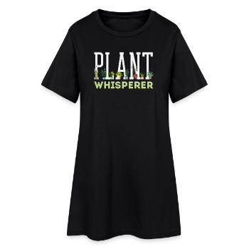 Cadeaux pour les jardins et les amoureux des plantes - Robe T-shirt Femme - noir - Devant
