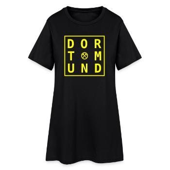 Ruhrpott de la ville de Dortmund, cadeaux et souvenirs - Robe T-shirt Femme - noir - Devant