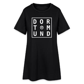 Dortmund City Design – Cadeau & souvenir - Robe T-shirt Femme - noir - Devant