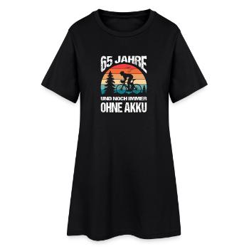 65 cadeaux d’anniversaire cycliste - Robe T-shirt Femme - noir - Devant