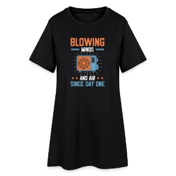 Entretien CVC et service de climatisation Motivation pour les techniciens - Robe T-shirt Femme - noir - Devant