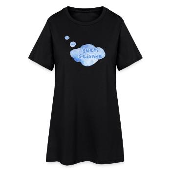 pensa gueti - Robe T-shirt Femme - noir - Devant