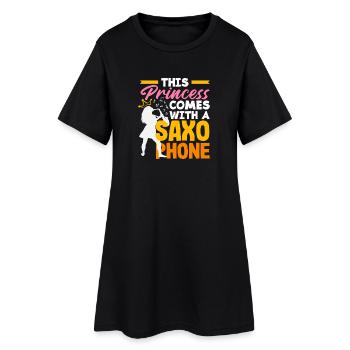 This princess comes with a - Women’s T-Shirt Dress - black - Front