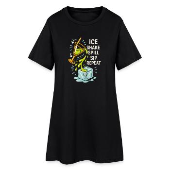 Shaker Stuck Beginner Mixologist - Women’s T-Shirt Dress - black - Front
