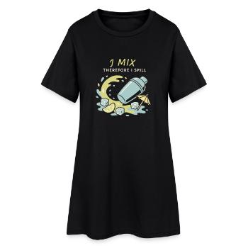 Shaker Stuck Beginner Mixologist - Women’s T-Shirt Dress - black - Front