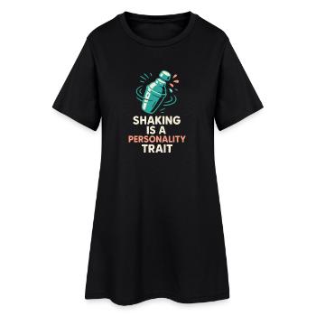 Shaker Stuck Beginner Mixologist - Women’s T-Shirt Dress - black - Front