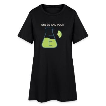 Shaker Stuck Beginner Mixologist - Women’s T-Shirt Dress - black - Front