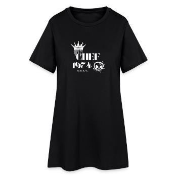 Édition Chef 1974 51e anniversaire Déclaration - Robe T-shirt Femme - noir - Devant