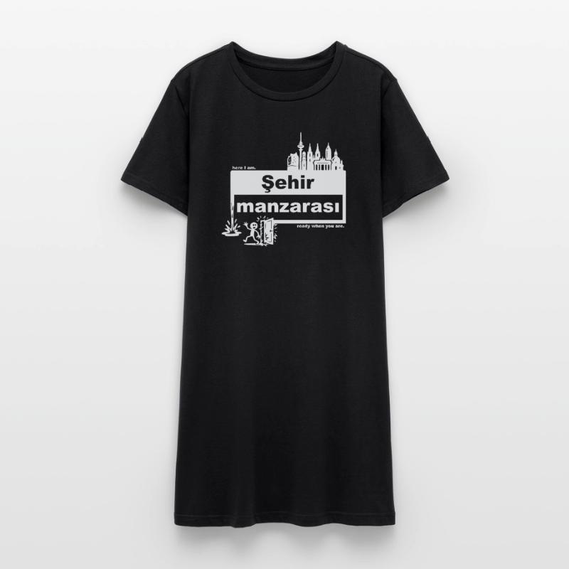 Cityscape - Turkish - ready when you are Women’s T-Shirt Dress