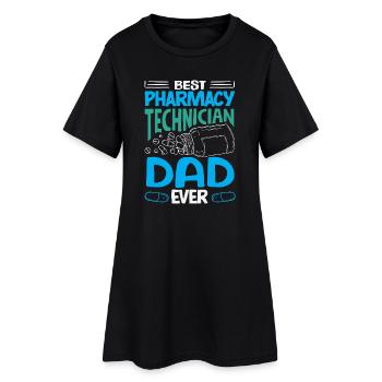 Apotheker Pharmazeutisch-technischer - Frauen T-Shirt-Kleid - Schwarz - Vorne