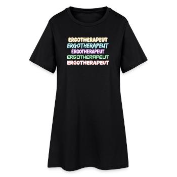 Ergothérapeute en tant que métier - Robe T-shirt Femme - noir - Devant