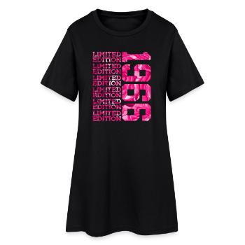 LIMITED EDITION 1966 60 JAHRE PINK 60. GEBURTSTAG - Frauen T-Shirt-Kleid - Schwarz - Vorne