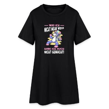 Funny Sayings Fun Outfits Irony Sarcasm - Women’s T-Shirt Dress - black - Front