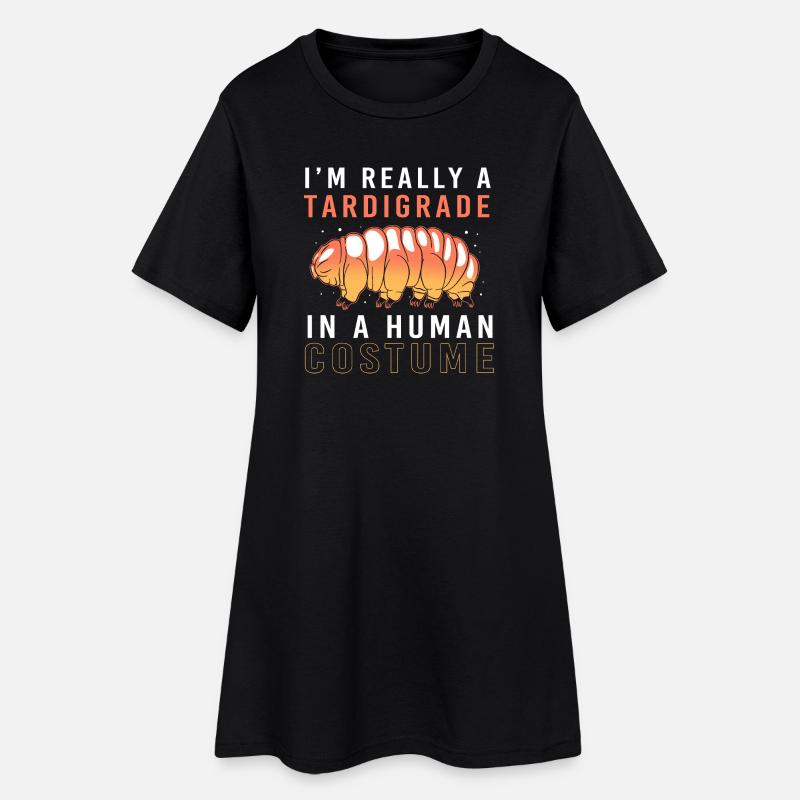 Bärtierchen Tardigrades Wasserbär Tardigrade - Frauen T-Shirt-Kleid - Schwarz