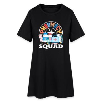 Apotheker Pharmazeutisch-technischer - Frauen T-Shirt-Kleid - Schwarz - Vorne
