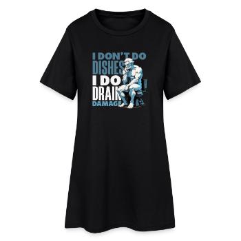 Toilet Clogging Master Funny - Women’s T-Shirt Dress - black - Front