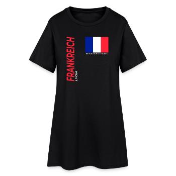 Lyon - Robe T-shirt Femme - noir - Devant