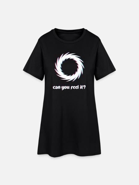 Tu sens que ça dérape - Robe T-shirt Femme - noir