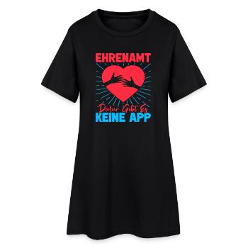 Reconnaissance du bénévolat Il n’existe pas d’application pour le bénévolat - Robe T-shirt Femme - noir - Devant