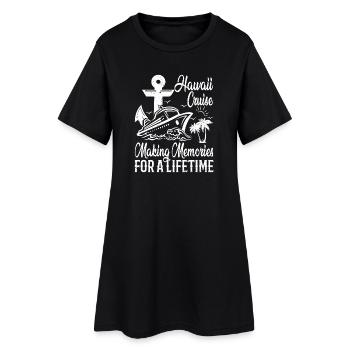 Hawaii Cruise 2026 Vacation Trip Matching Family - Women’s T-Shirt Dress - black - Front