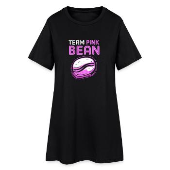 Fille de l’équipe de révélation de sexe - Robe T-shirt Femme - noir - Devant