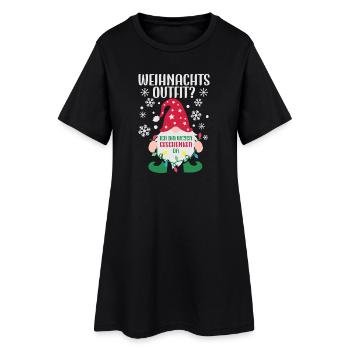 Christmas Outfit Cookie Baking Christmas Xmas - Women’s T-Shirt Dress - black - Front