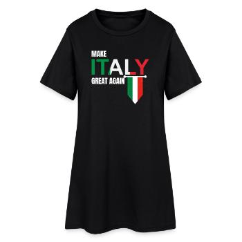 Make Italy Great Again - Women’s T-Shirt Dress - black - Front