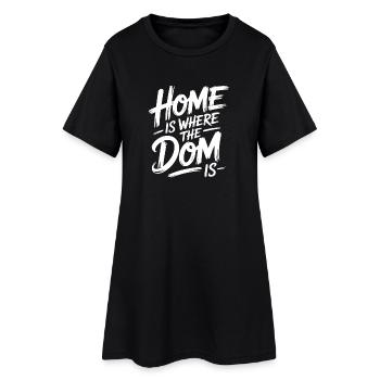 Cologne Home Is Where The Dom Is Cologne Carnival Cologne - Women’s T-Shirt Dress - black - Front