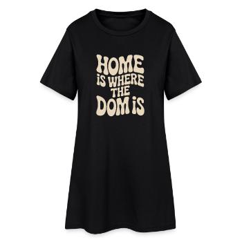 Cologne Home Is Where The Dom Is Cologne Carnival Cologne - Women’s T-Shirt Dress - black - Front