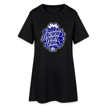 Équipe d’anniversaire qui dit - Robe T-shirt Femme - noir - Devant