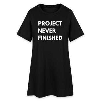 Projet jamais terminé – Voiture construit la chemise - Robe T-shirt Femme - noir - Devant